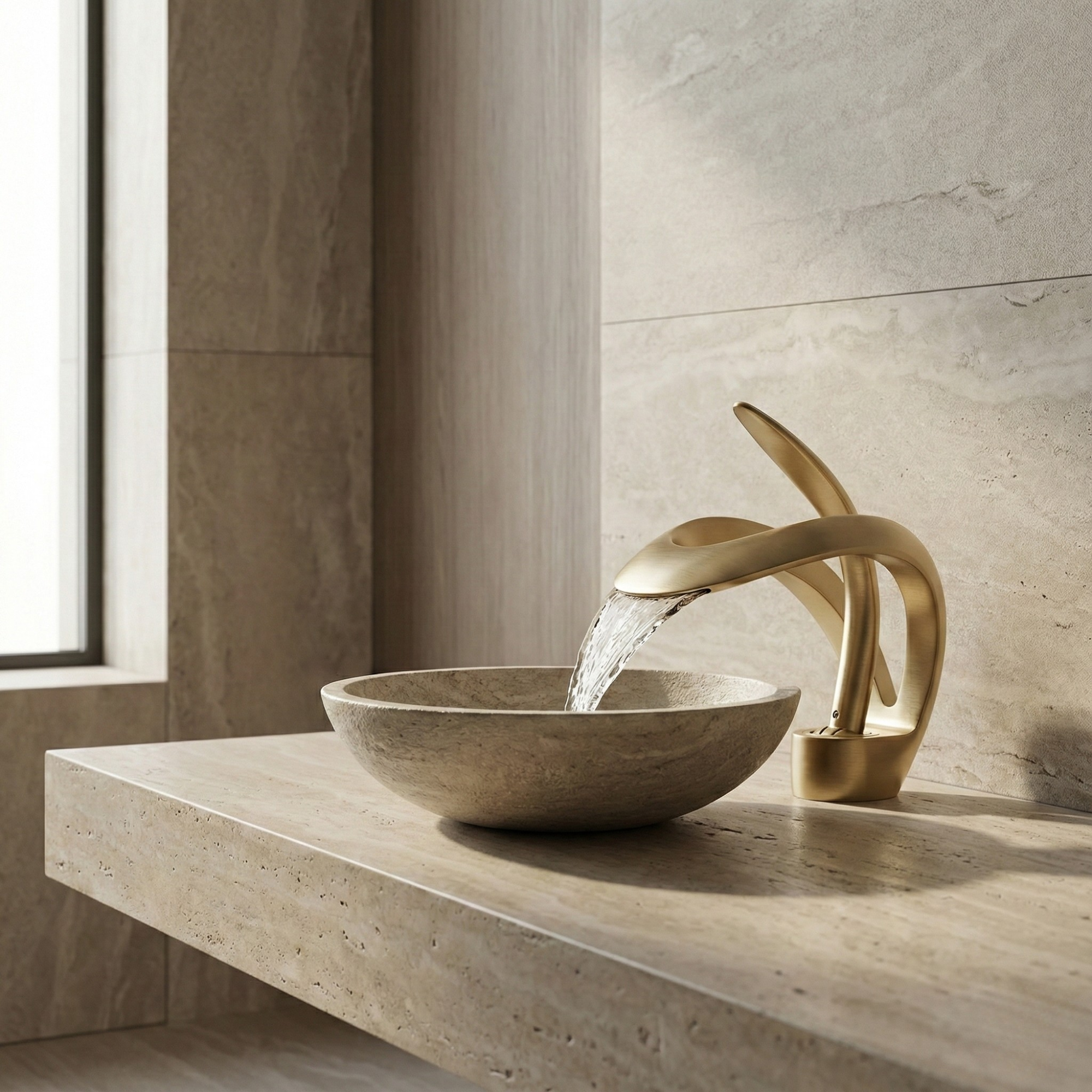 Mitigeur de Lavabo Cascade — Édition Intemporelle